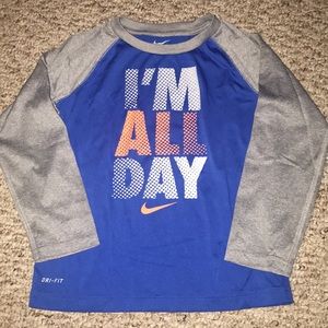 Nike dri-fit long sleeve shirt